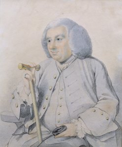 Luonnos pankin perustajan Andrew Drummondin (1688-1769) muotokuvasta, joka kaatui Cullodenissa.